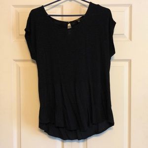Black flowy shirt